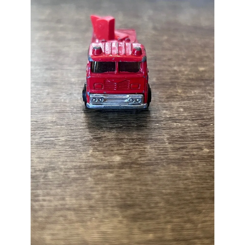 Vintage Zylmex P312 Red Ford Fire Truck Incomplete Loose Die Cast Hong‎ Kong